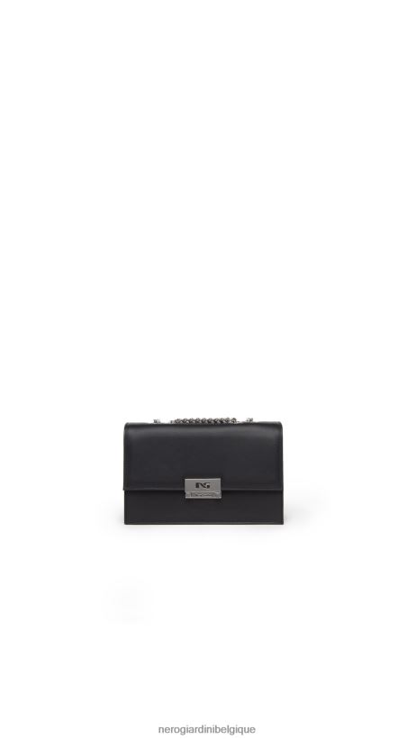 accessoire être NeroGiardini femmes art. sac porté épaule en cuir i343500de noir F2F08N298
