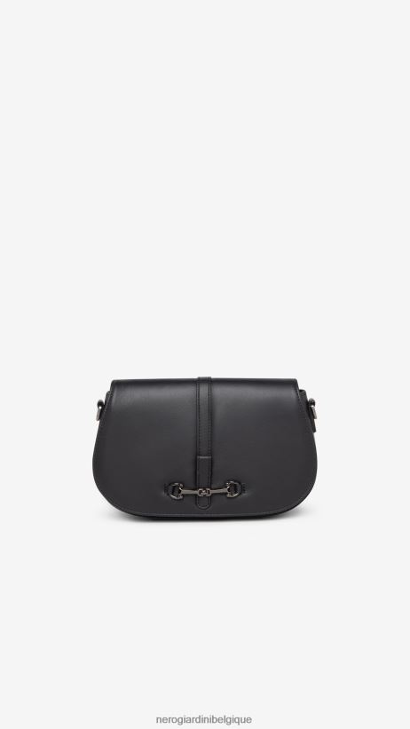 accessoire être NeroGiardini femmes art. sac porté épaule en cuir i343511d noir F2F08N297
