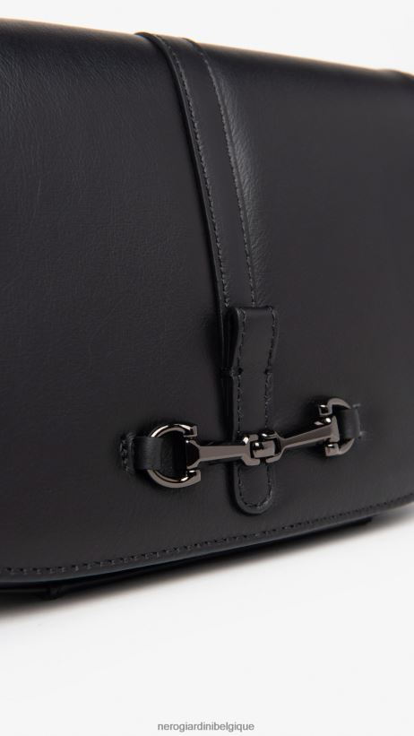 accessoire être NeroGiardini femmes art. sac porté épaule en cuir i343511d noir F2F08N297
