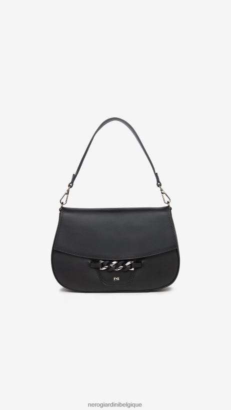 accessoire être NeroGiardini femmes art. sac porté épaule en cuir i343522d noir F2F08N293
