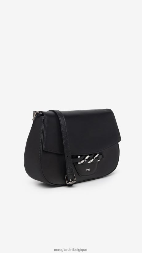 accessoire être NeroGiardini femmes art. sac porté épaule en cuir i343522d noir F2F08N293