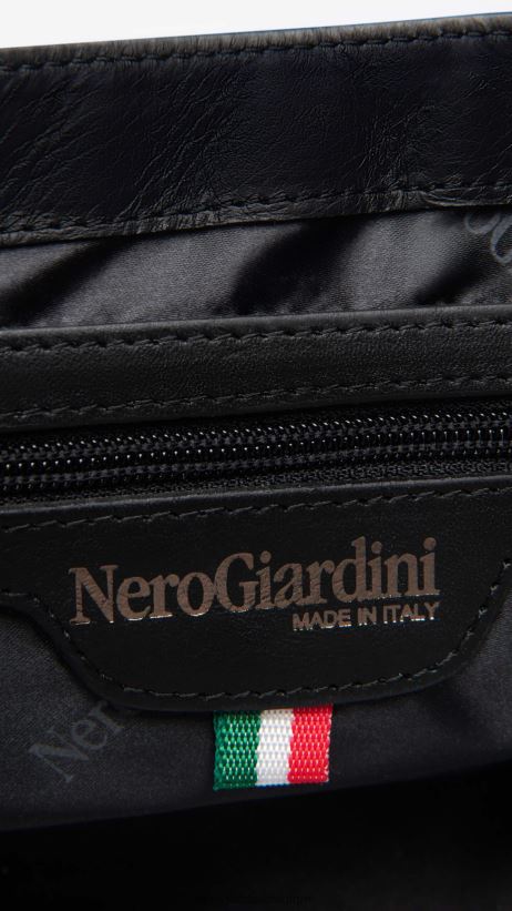 accessoire être NeroGiardini femmes art. sac porté épaule en cuir i343522d noir F2F08N293