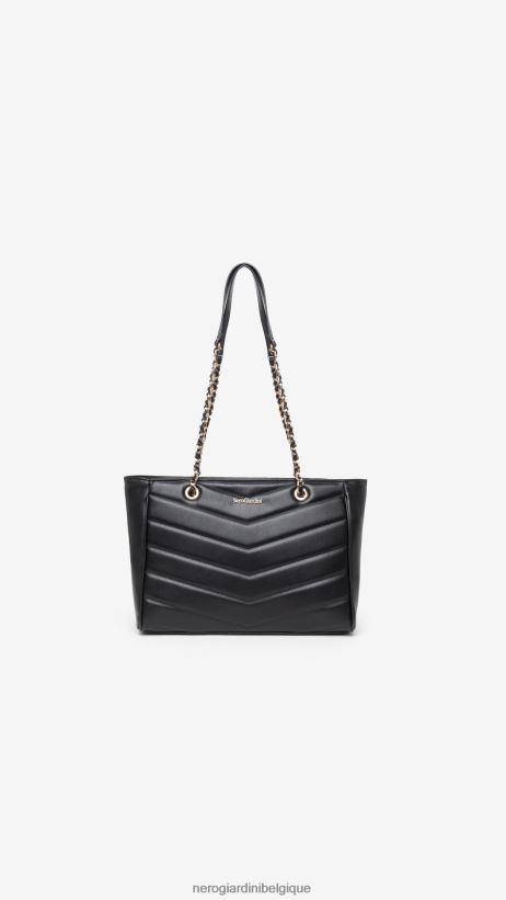 accessoire être NeroGiardini femmes art. i343591d sac porté épaule en matière technique noir F2F08N289