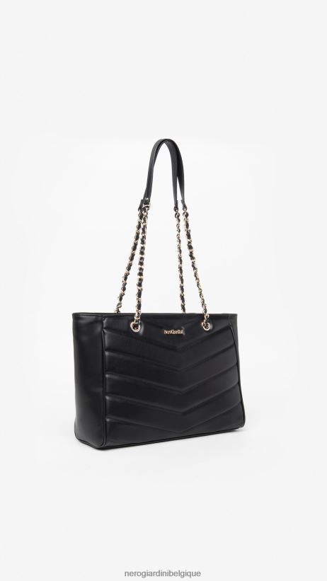 accessoire être NeroGiardini femmes art. i343591d sac porté épaule en matière technique noir F2F08N289