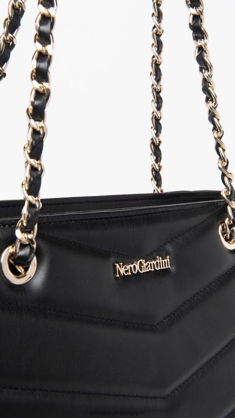 accessoire être NeroGiardini femmes art. i343591d sac porté épaule en matière technique noir F2F08N289