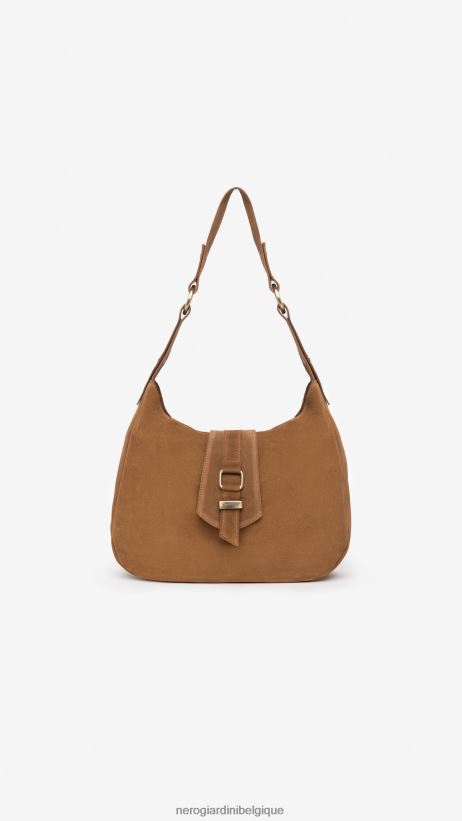 accessoire être NeroGiardini femmes art. sac porté épaule en daim i343540d malto F2F08N287
