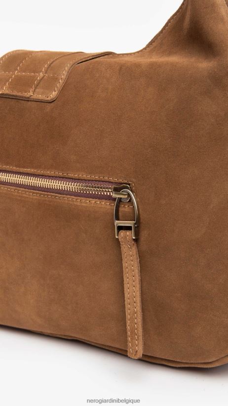 accessoire être NeroGiardini femmes art. sac porté épaule en daim i343540d malto F2F08N287