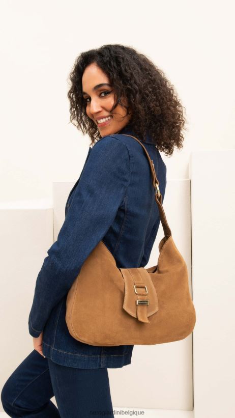 accessoire être NeroGiardini femmes art. sac porté épaule en daim i343540d malto F2F08N287