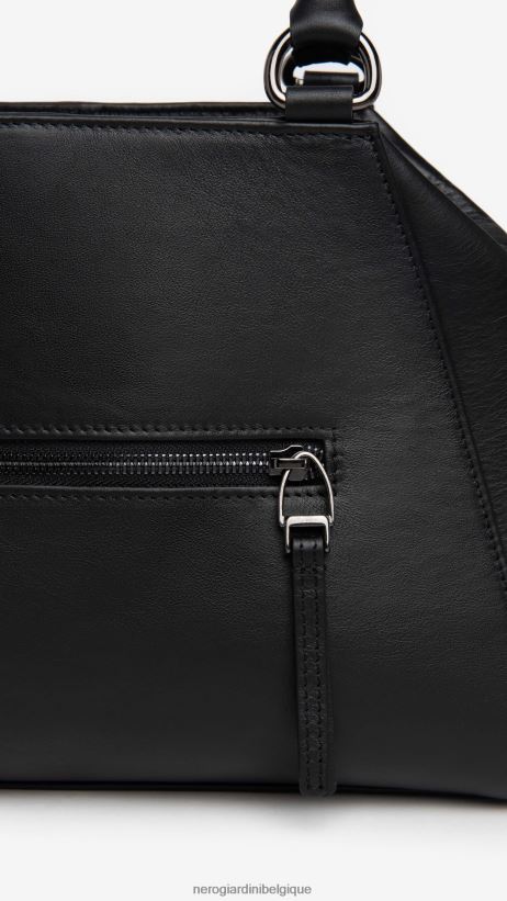 accessoire être NeroGiardini femmes art. sac cabas en cuir i343531d noir F2F08N301