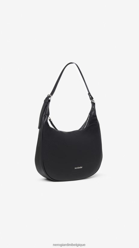 accessoire être NeroGiardini femmes art. i343551d sac hobo en matériel technique noir F2F08N319