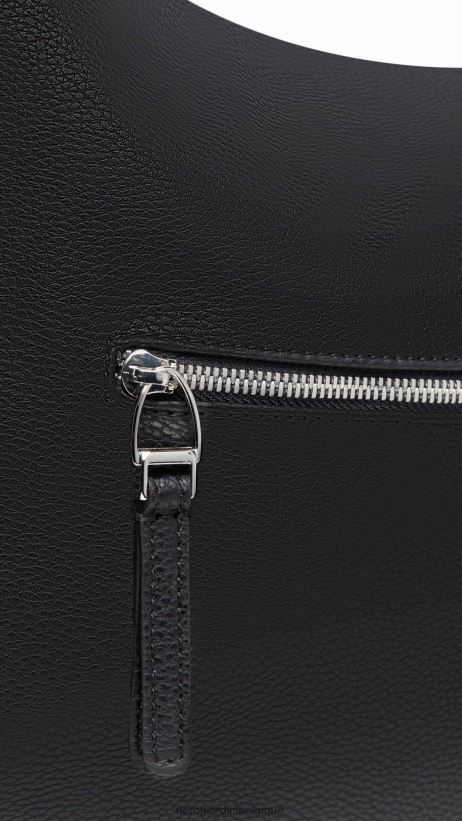 accessoire être NeroGiardini femmes art. i343551d sac hobo en matériel technique noir F2F08N319