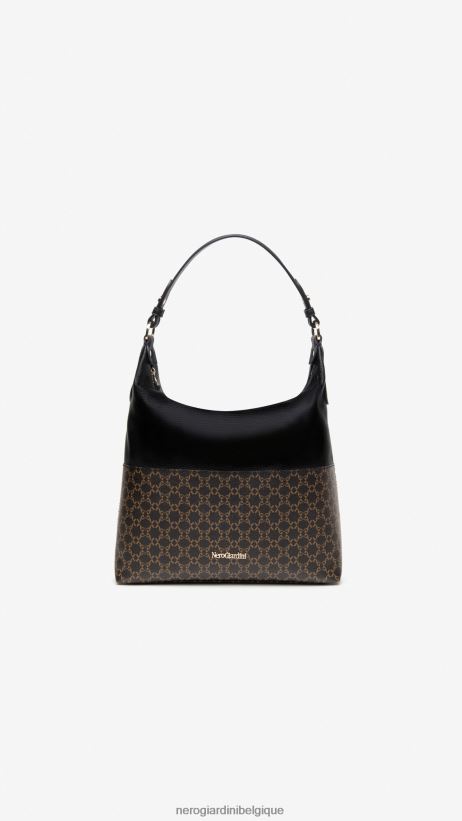 accessoire être NeroGiardini femmes art. sac hobo en matériel technique i243031d testa di moro F2F08N320