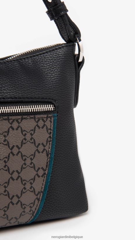 accessoire être NeroGiardini femmes art. sac hobo en matériel technique i343560d noir F2F08N325
