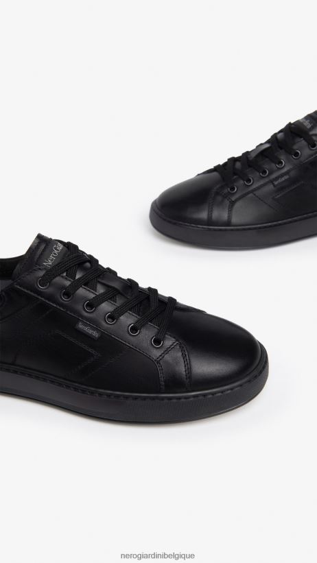 chaussure être NeroGiardini Hommes art. baskets en cuir i303060u noir F2F08N334