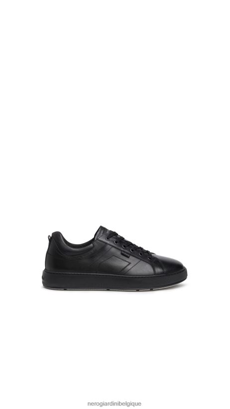 chaussure être NeroGiardini Hommes art. baskets en cuir i303060u noir F2F08N334
