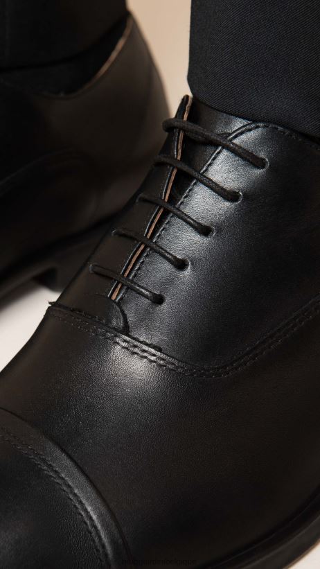 chaussure être NeroGiardini Hommes art. i302942ue chaussures à lacets en cuir noir F2F08N345