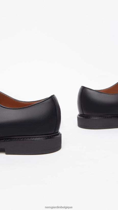 chaussure être NeroGiardini Hommes art. i302952ue chaussures à lacets en cuir noir F2F08N352