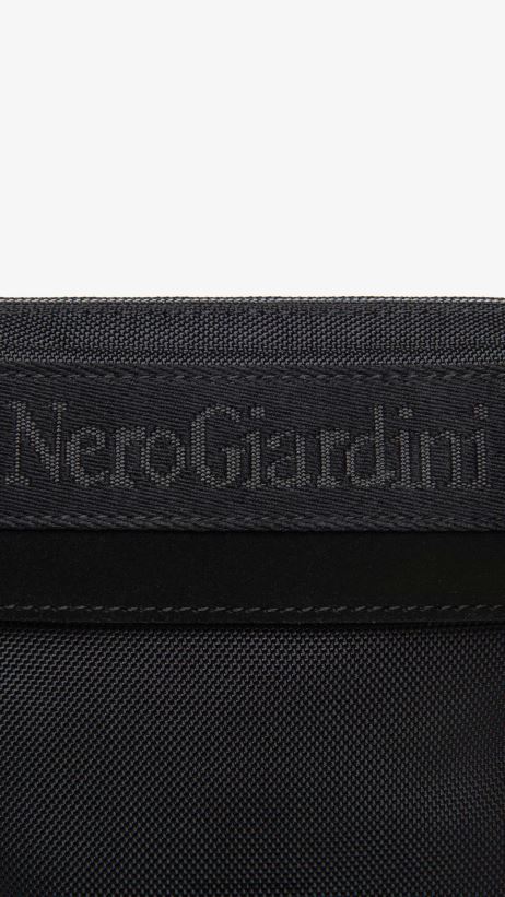 accessoire être NeroGiardini Hommes art. sac à main en toile i343600u noir F2F08N370